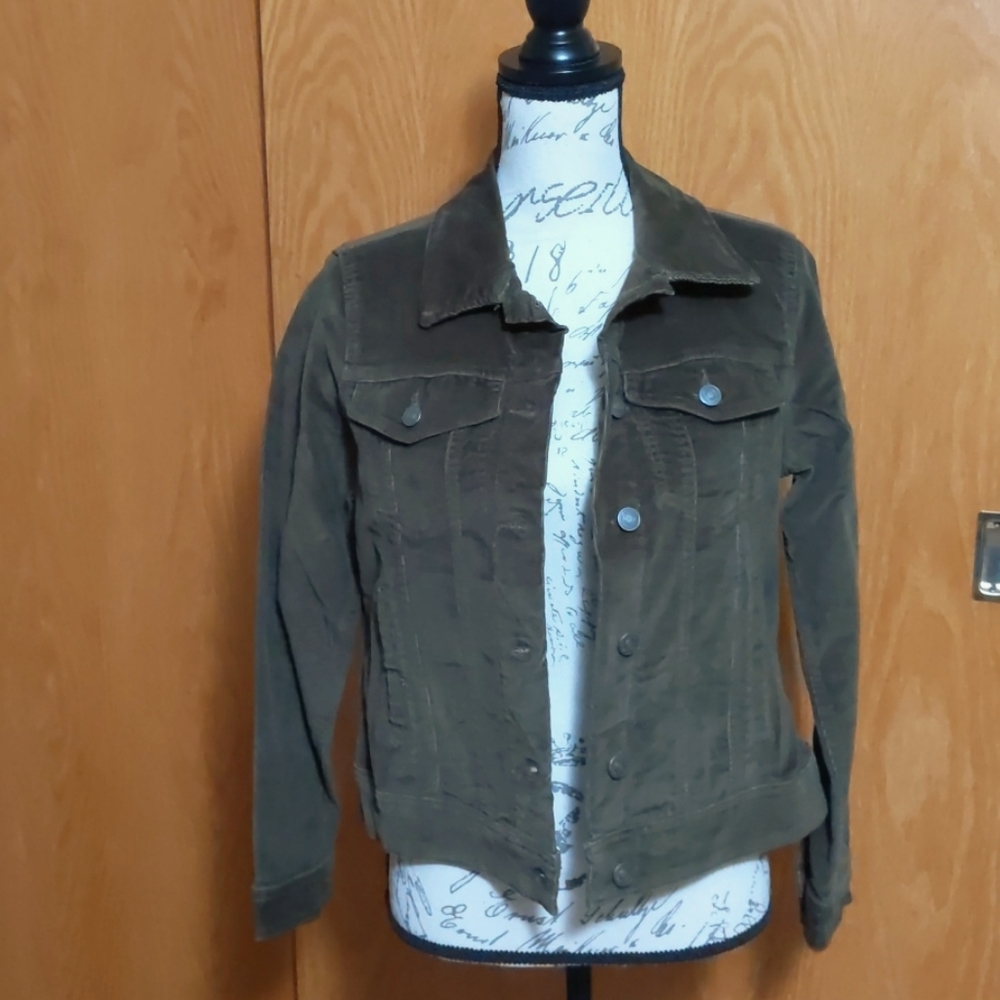 Basic Editions Corduroy Jean Jacket size S